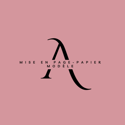 Mise en page (modèle pré-fabriqué A) — Papier