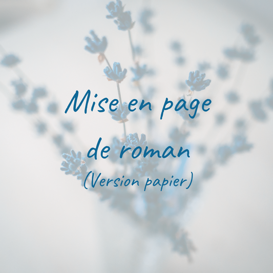 Mise en page (version papier)