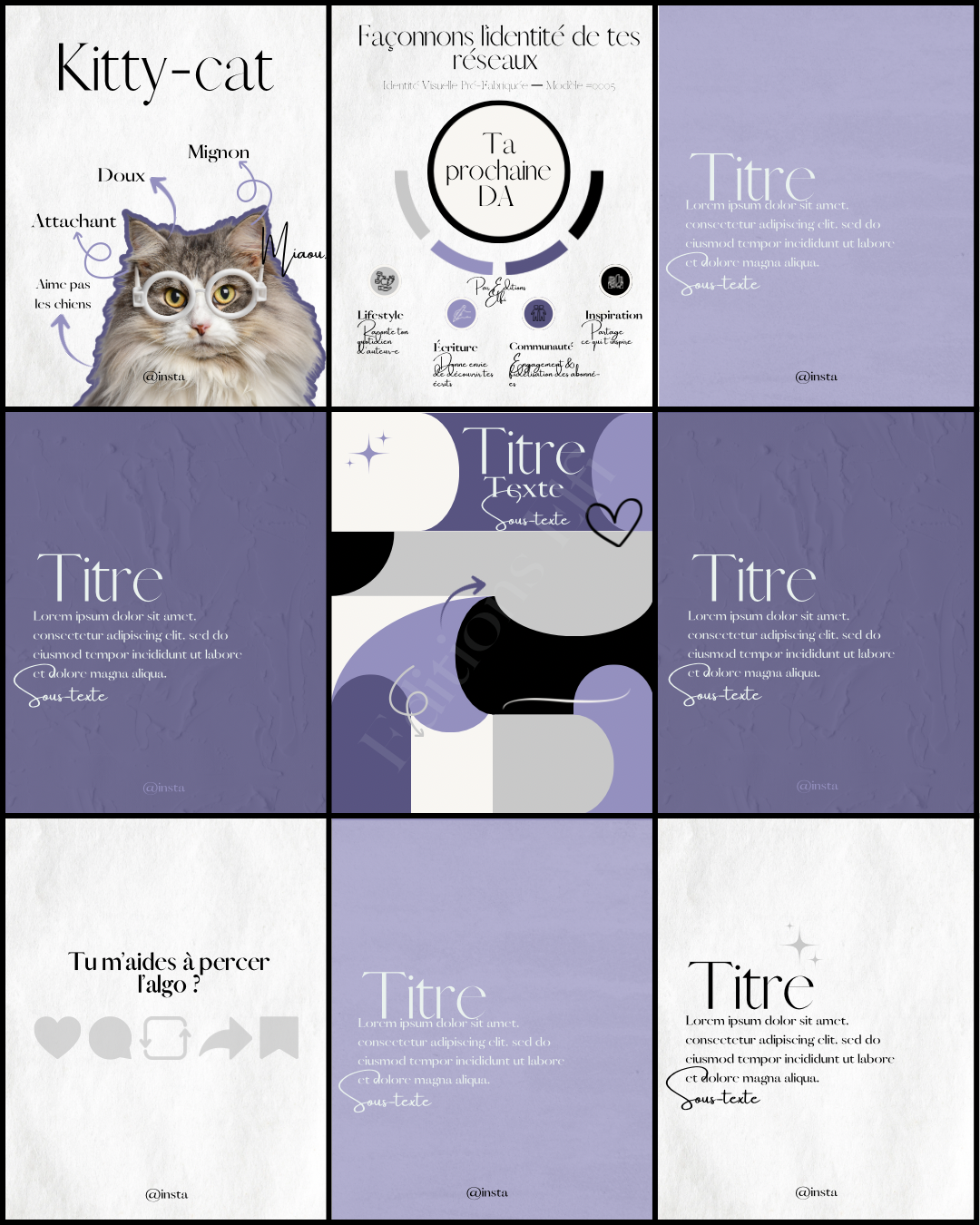 Découvrez une identité visuelle pré-fabriquée spécialement conçue pour les auteur·ices indépendant·es qui souhaitent professionnaliser leur image de marque sans y passer des heures.
Ce kit complet et prêt à l’emploi inclut des templates graphiques professionnels, une palette de couleurs harmonieuse, ainsi que des typographies soigneusement sélectionnées pour refléter votre univers littéraire et renforcer la cohérence de votre communication.

Auto-édition. Services Elfi 