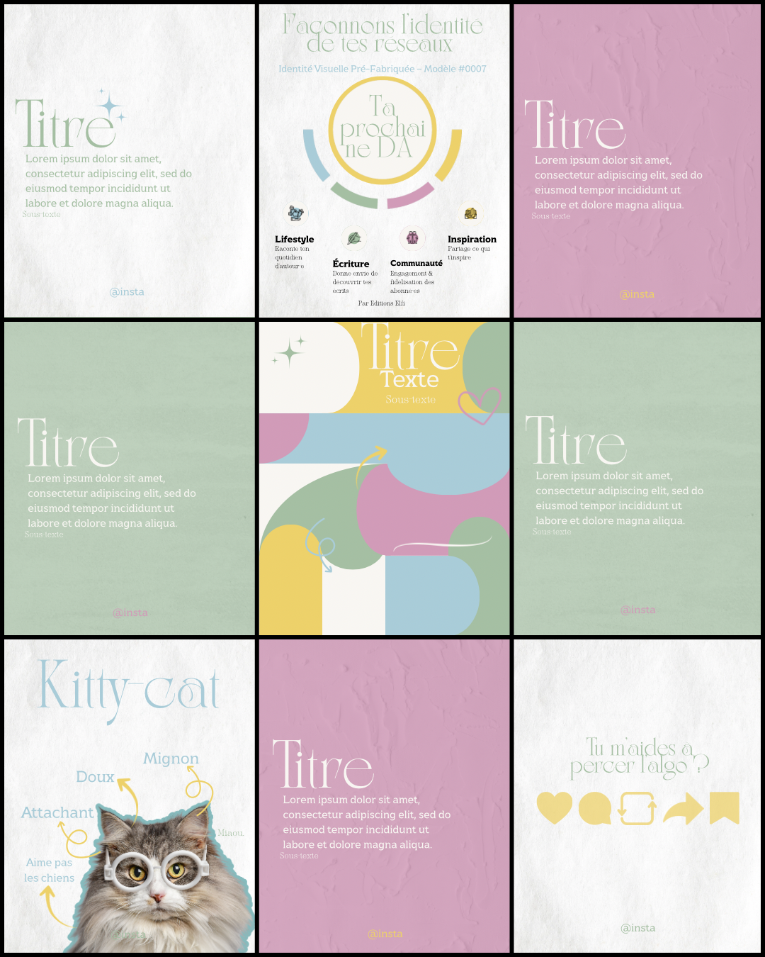 Découvrez une identité visuelle pré-fabriquée spécialement conçue pour les auteur·ices indépendant·es qui souhaitent professionnaliser leur image de marque sans y passer des heures
Ce kit complet et prêt à l’emploi inclut des templates graphiques professionnels, une palette de couleurs harmonieuse, ainsi que des typographies soigneusement sélectionnées pour refléter votre univers littéraire et renforcer la cohérence de votre communication.

Auto-édition. Services Elfi 